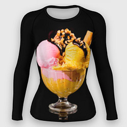Рашгард женский Мороженое, цвет: 3D-принт