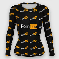 Рашгард женский Porn Hub, цвет: 3D-принт