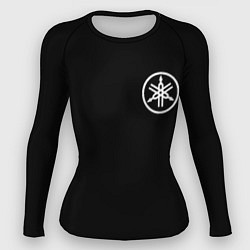 Женский рашгард Yamaha на спине