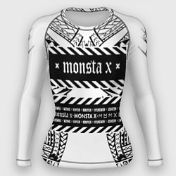 Рашгард женский Monsta X, цвет: 3D-принт