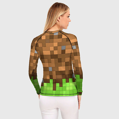 Женский рашгард Minecraft logo heroes / 3D-принт – фото 4