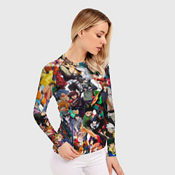 Рашгард женский Аниме персонажи, цвет: 3D-принт — фото 2