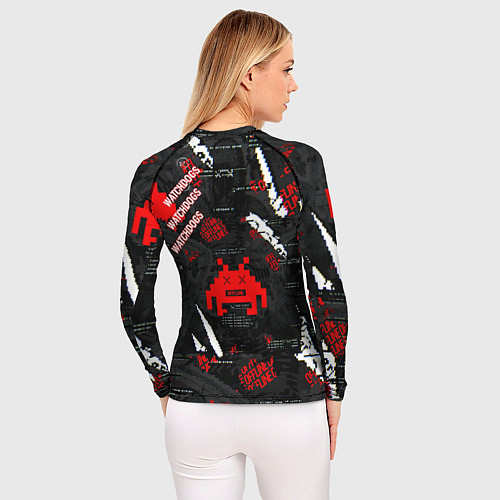 Женский рашгард Watch Dogs: Legion / 3D-принт – фото 4