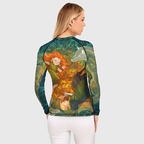 Женский рашгард Легенда о волках / 3D-принт – фото 4