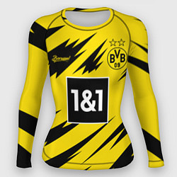 Рашгард женский BORUSSIA домашняя сезон 2021, цвет: 3D-принт