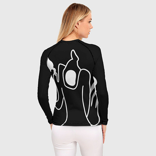 Женский рашгард Haunted Family / 3D-принт – фото 4