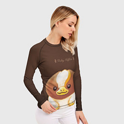 Рашгард женский Baby Chocolate Niffler, цвет: 3D-принт — фото 2