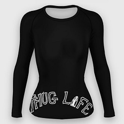 Рашгард женский Thug Life Tatto OG 90s black, цвет: 3D-принт