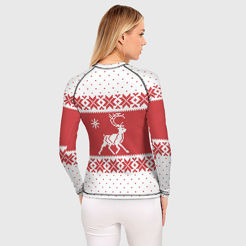 Женский рашгард Северный Олень / 3D-принт – фото 4