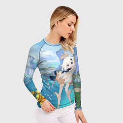 Рашгард женский Paimon, цвет: 3D-принт — фото 2