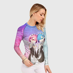 Рашгард женский Рем и Рам, цвет: 3D-принт — фото 2