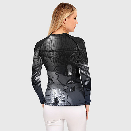 Женский рашгард Lovecraft Лавкрафт / 3D-принт – фото 4
