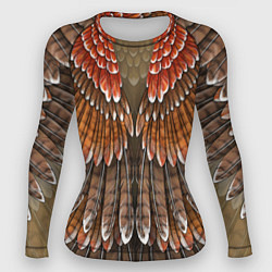 Женский рашгард Оперение: орел