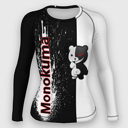 Рашгард женский Monokuma, цвет: 3D-принт