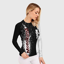 Рашгард женский Monokuma, цвет: 3D-принт — фото 2