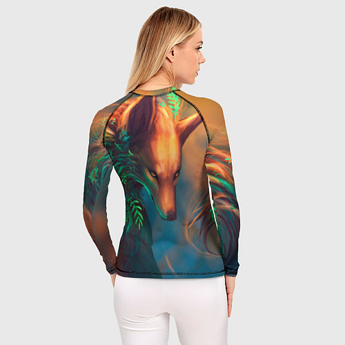 Женский рашгард Волшебная лиса / 3D-принт – фото 4