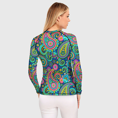 Женский рашгард Славянские Узоры / 3D-принт – фото 4
