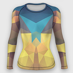 Рашгард женский Абстрактная Геометрия, цвет: 3D-принт