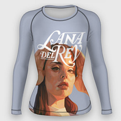 Рашгард женский Lana del rey, цвет: 3D-принт