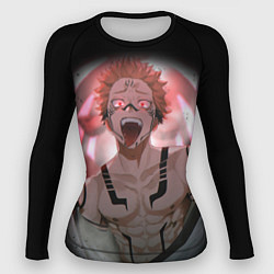 Рашгард женский МАГИЧЕСКАЯ БИТВА SUKUNA, цвет: 3D-принт