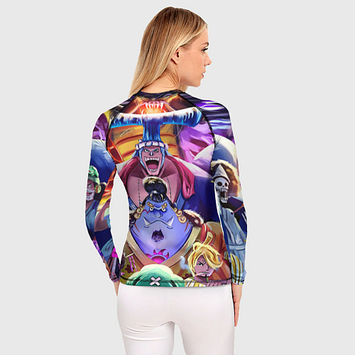 Женский рашгард ONE PIECE ВАН ПИС ПЕРСОНАЖИ / 3D-принт – фото 4