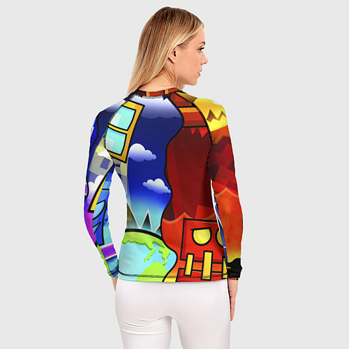 Женский рашгард Geometry Dash / 3D-принт – фото 4