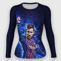 Рашгард женский Lionel Messi Barcelona 10, цвет: 3D-принт