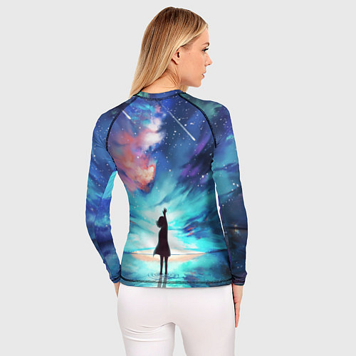 Женский рашгард Дотянуться до космоса / 3D-принт – фото 4
