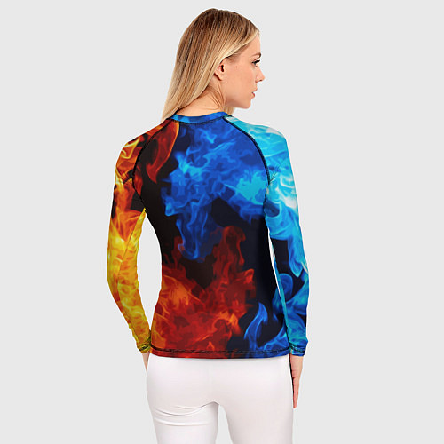 Женский рашгард СЕКТОР ГАЗА КАЙФА ПО ЖИЗНИ / 3D-принт – фото 4