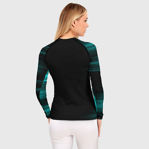 Женский рашгард Зора Идеаре Чёрный клевер / 3D-принт – фото 4