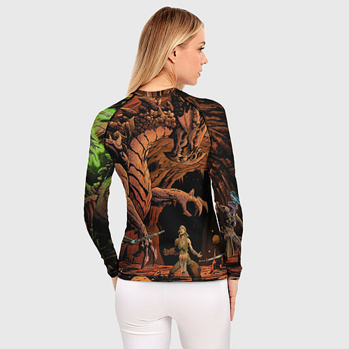 Женский рашгард Dungeons and Dragons Схватка / 3D-принт – фото 4
