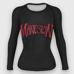 Рашгард женский Maneskin Inscription, цвет: 3D-принт