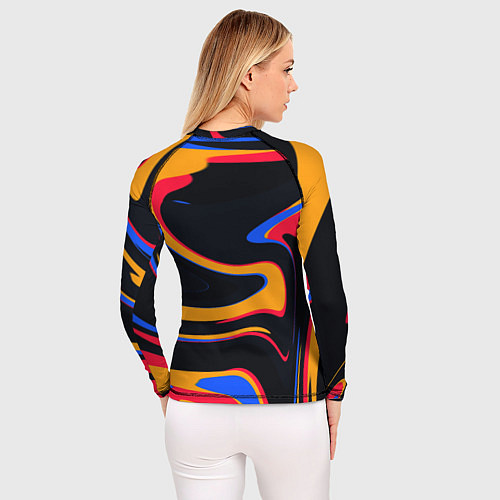Женский рашгард Color Mix / 3D-принт – фото 4