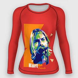 Рашгард женский Kurt Cobain, цвет: 3D-принт