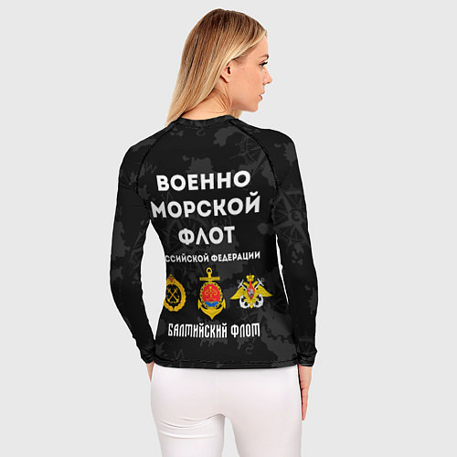 Женский рашгард Балтийский флот ВМФ России / 3D-принт – фото 4