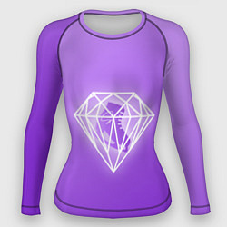 Рашгард женский 50 Shades Of Skaters violet, цвет: 3D-принт