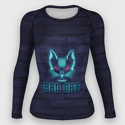 Рашгард женский Bad cat, цвет: 3D-принт