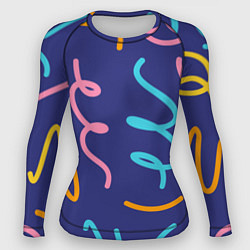 Женский рашгард Одноцветная ячейка