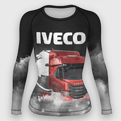 Рашгард женский Iveco truck, цвет: 3D-принт