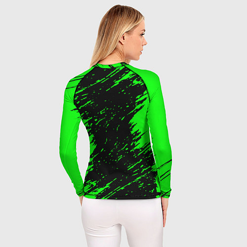 Женский рашгард S T A L K E R NEON СТАЛКЕР / 3D-принт – фото 4