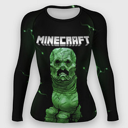 Рашгард женский CREEPER 3D MINECRAFT 3D Z, цвет: 3D-принт