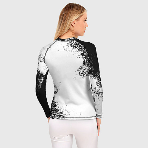 Женский рашгард BMW БМВ РАЗРЕЗАННОЕ ЛОГО / 3D-принт – фото 4