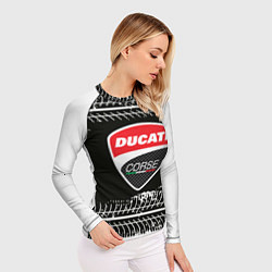 Рашгард женский Ducati Дукати Z, цвет: 3D-принт — фото 2
