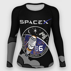 Рашгард женский Space X, цвет: 3D-принт