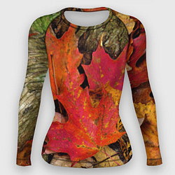 Женский рашгард Листопадкленовые листья