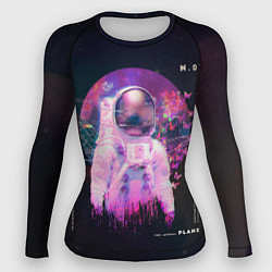Рашгард женский Vaporwave Astral Astronaut Collage, цвет: 3D-принт