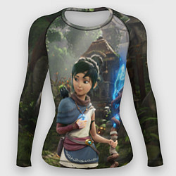 Рашгард женский Кена и Мост Духов, цвет: 3D-принт
