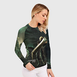 Рашгард женский Клауд Страйф FF7, цвет: 3D-принт — фото 2