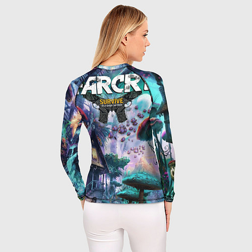 Женский рашгард MushroomTrip / 3D-принт – фото 4