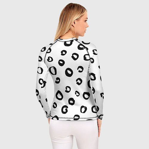 Женский рашгард Леопардовый окрас / 3D-принт – фото 4